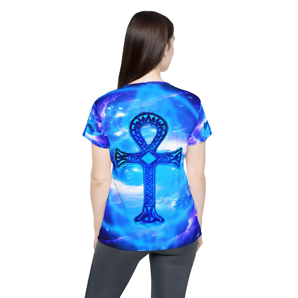 Amethyst Sapphire Ankh Dreams Women's Sports Jersey