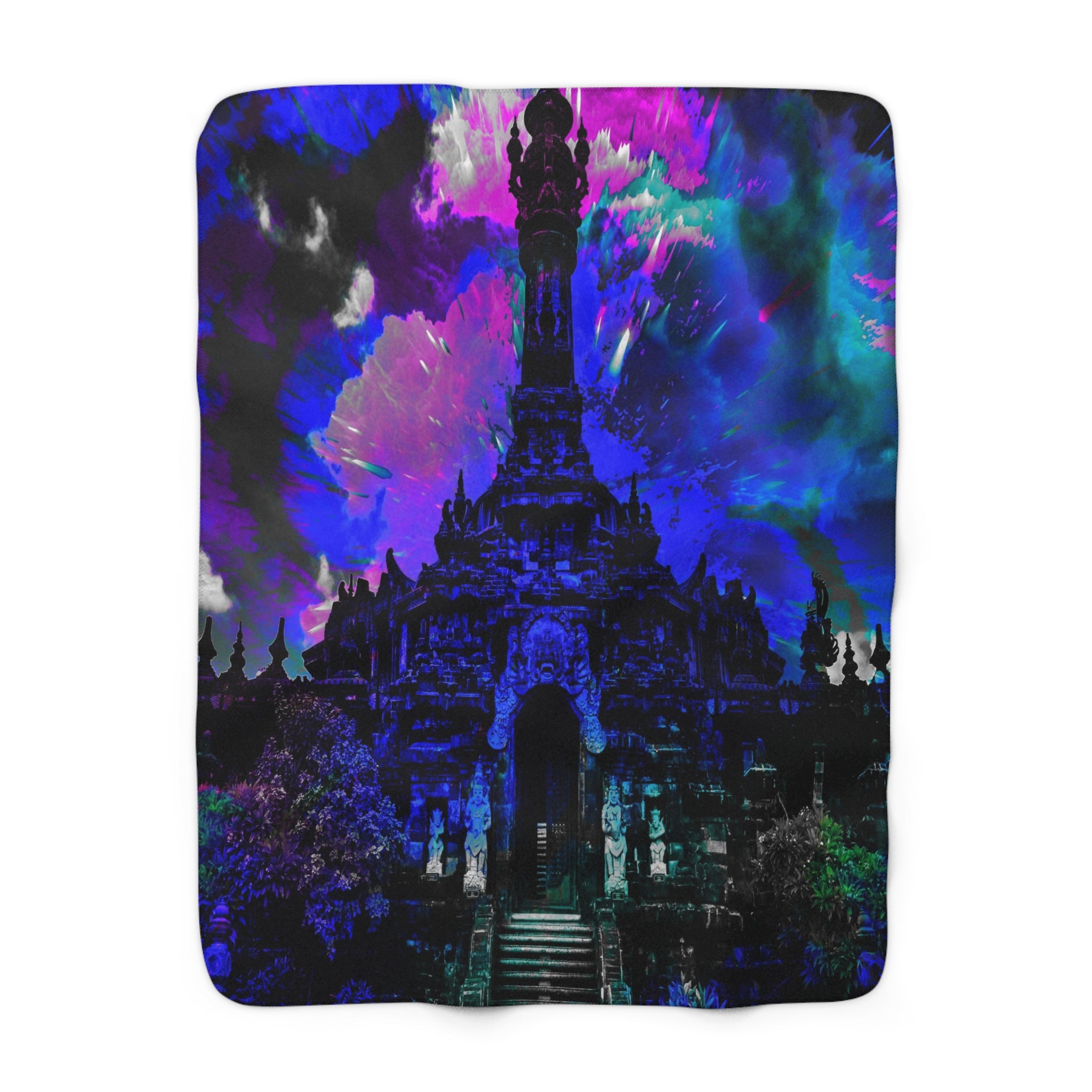 Creation's Balinese Desires Sherpa Fleece Blanket