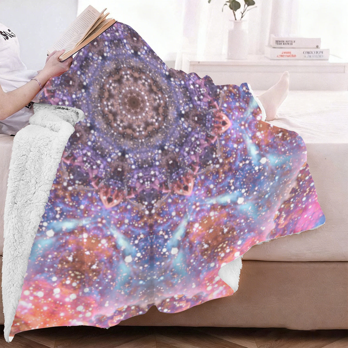 Katerina's Fiesta Desires Sherpa Fleece Blanket 60" x 80" | Ships from USA