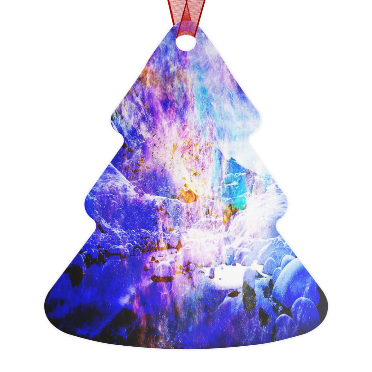Breathe Again Yule Night Dreams Metal Ornaments