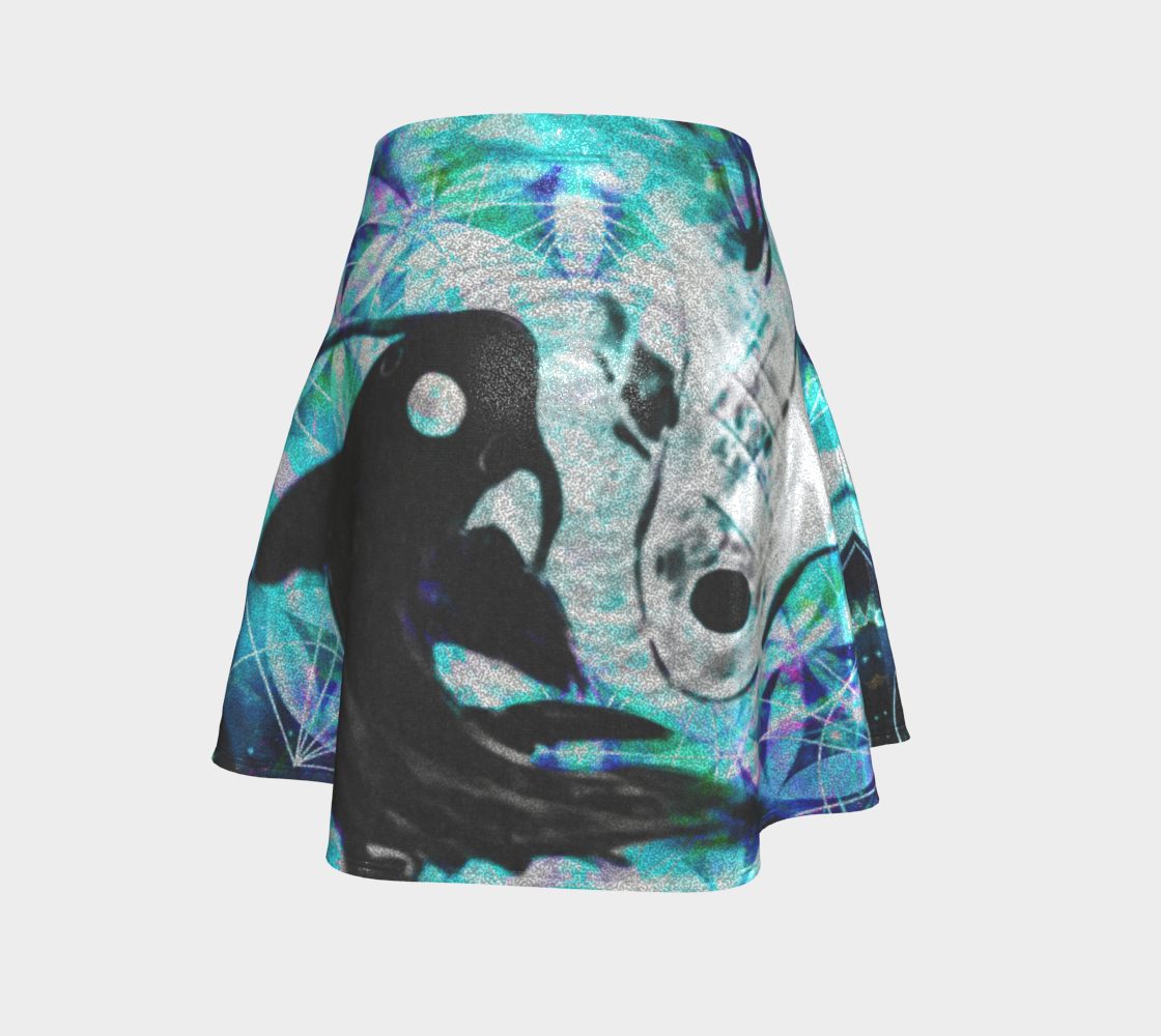 Katerina's Now & Forever Desires Koi Meditations Flare Skirt