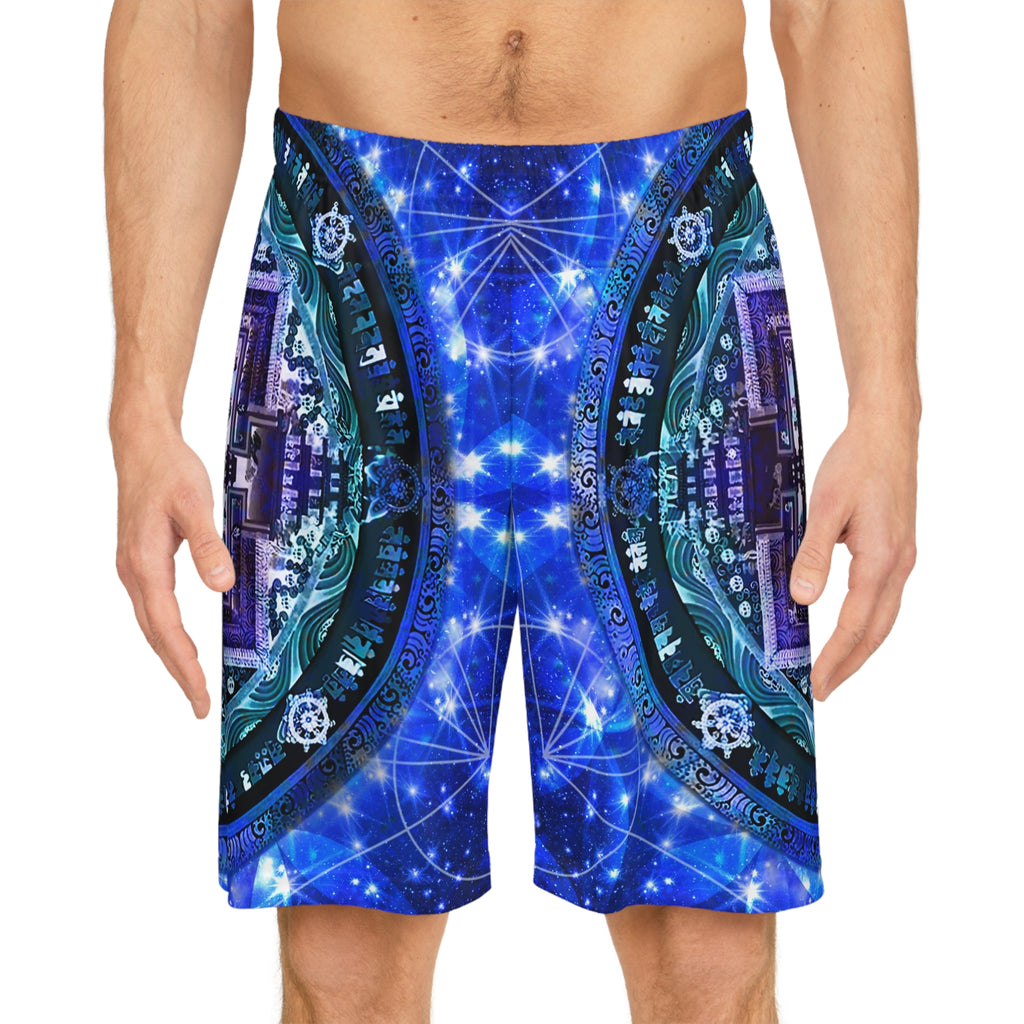 Amen Jin's Katerina's Eros & Psyche Wheel of Time Meditations Basketball Shorts