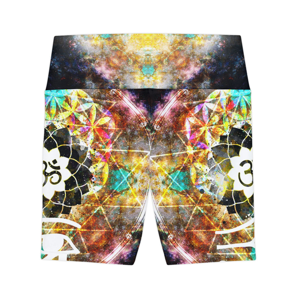 Amen Jin's Desires to Breathe Again Fairy Om Meditations Women's Workout Shorts
