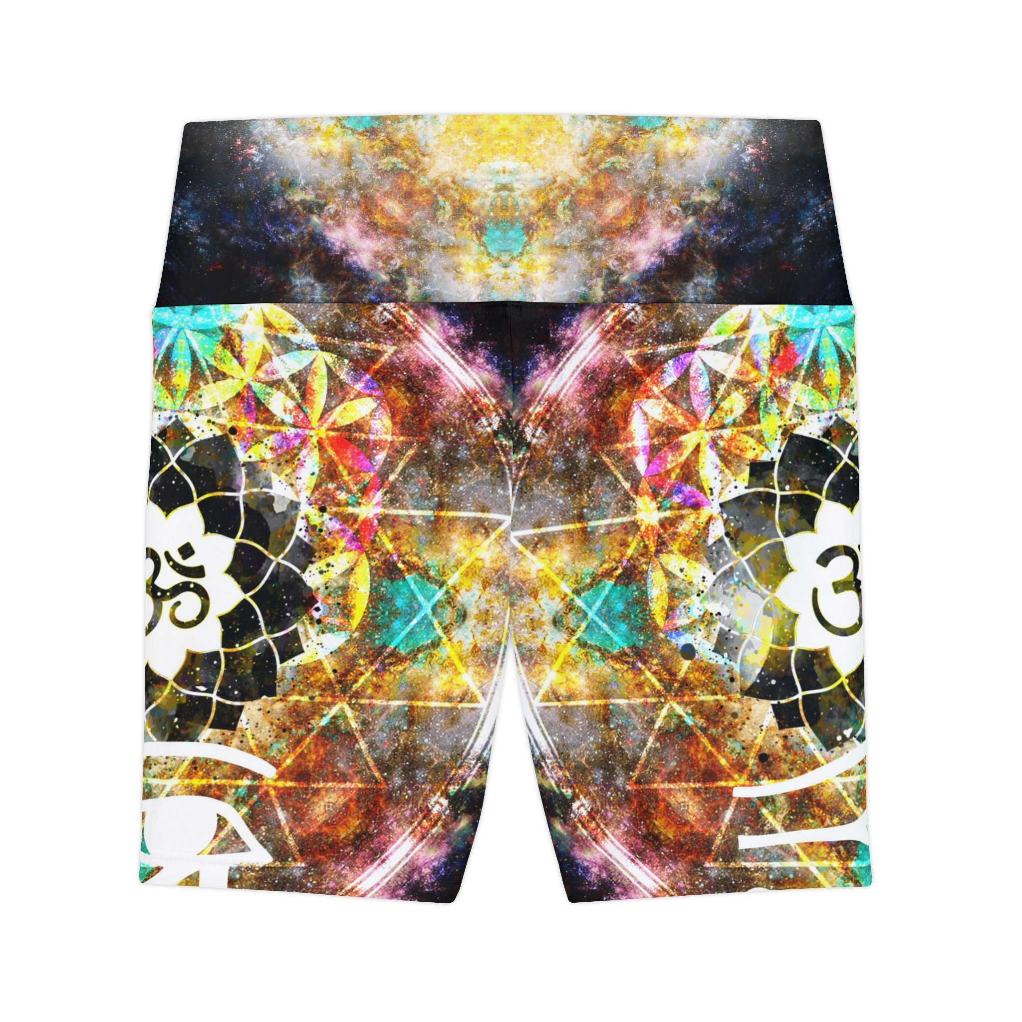 Amen Jin's Desires to Breathe Again Fairy Om Meditations Women's Workout Shorts