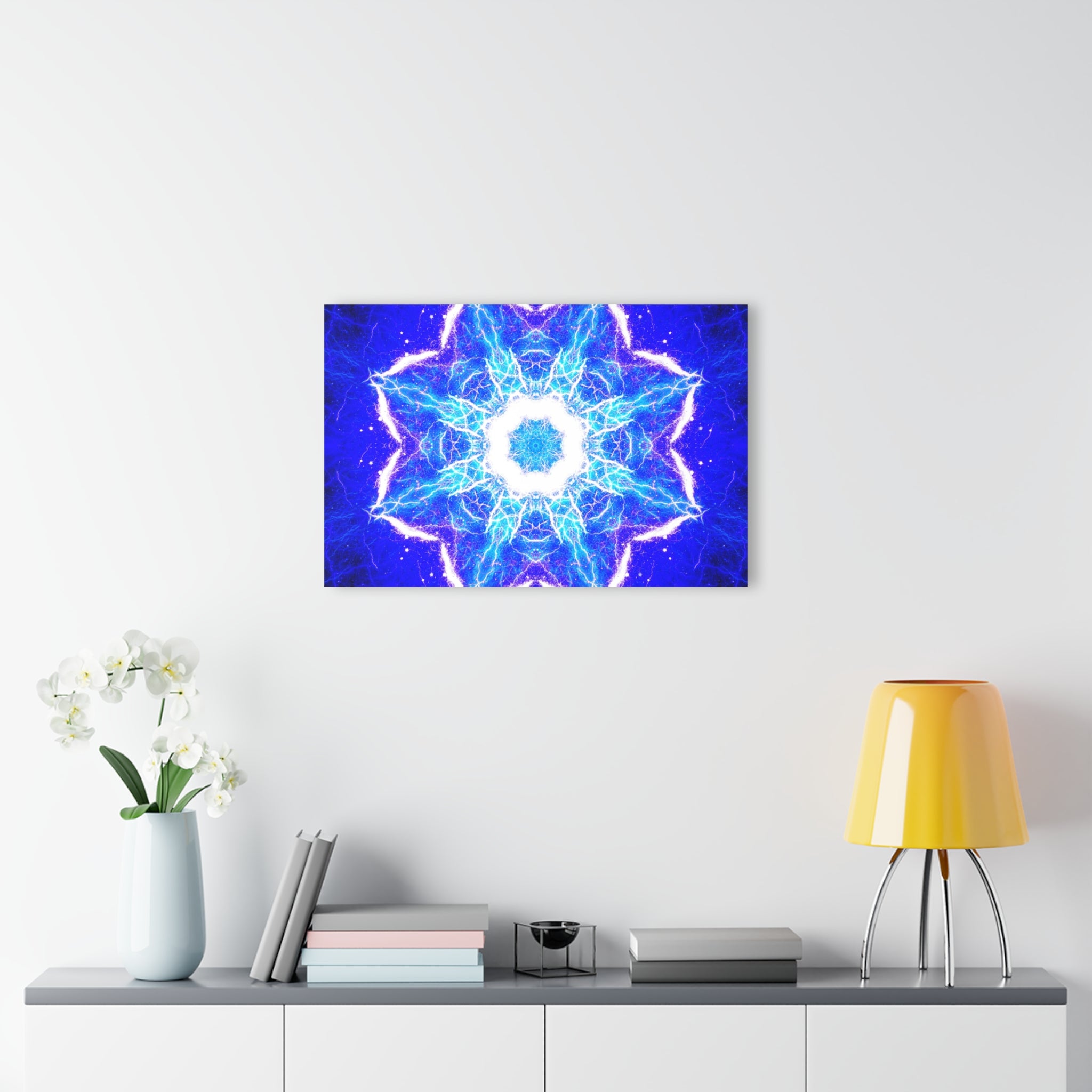 Katerina's Mandala of Dragon Fire Desires (French Cleat Hanging)