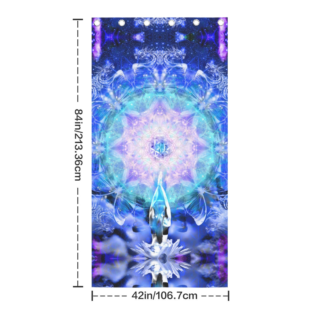 Amen Jin's Katerina's Eros & Psyche Metamorphosis Meditations Grommet Curtain 42" x 84" ( 1 Piece ) | Ships from USA