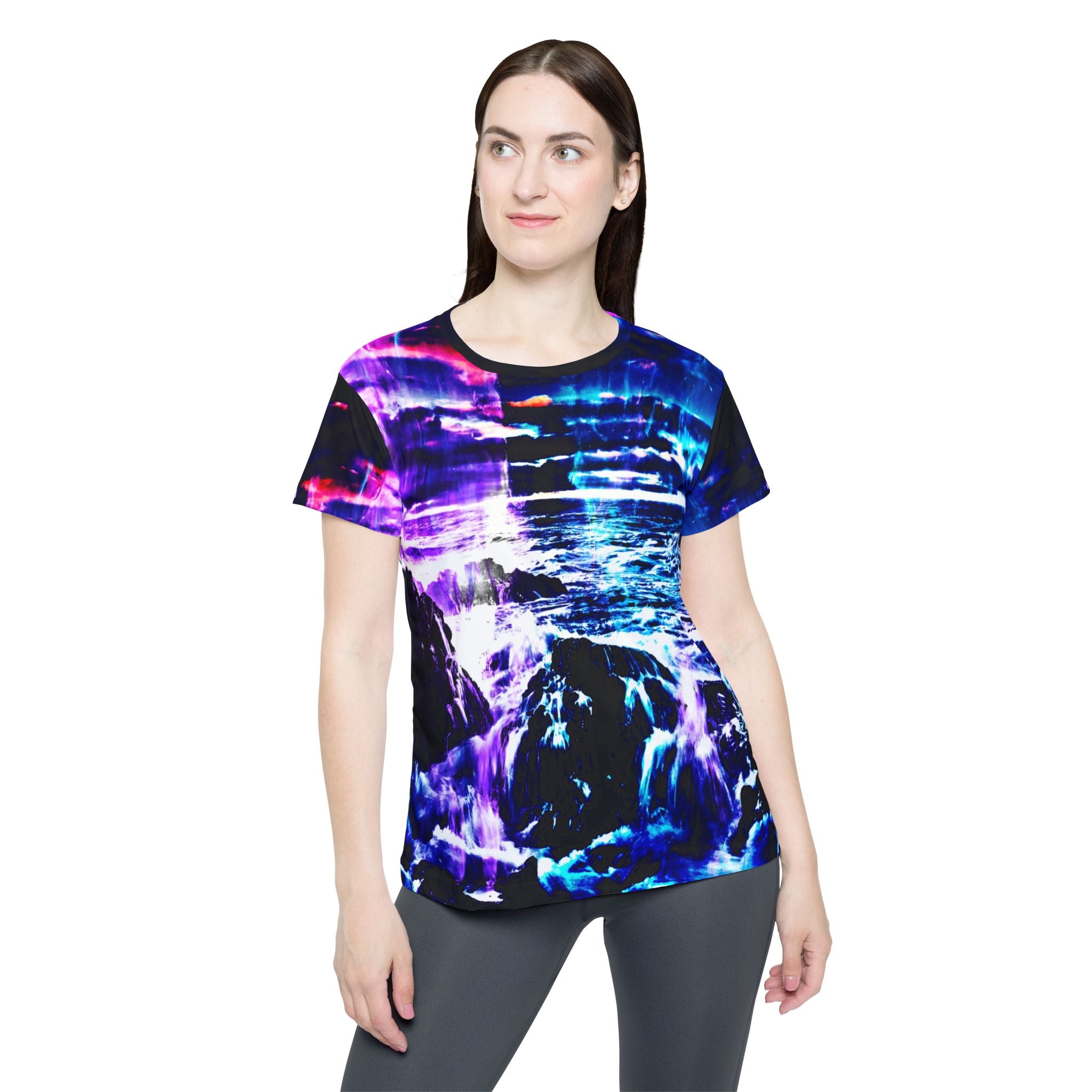 Ad Amorem Amisi Cosmic Falls Dreams Women's Sports Jersey