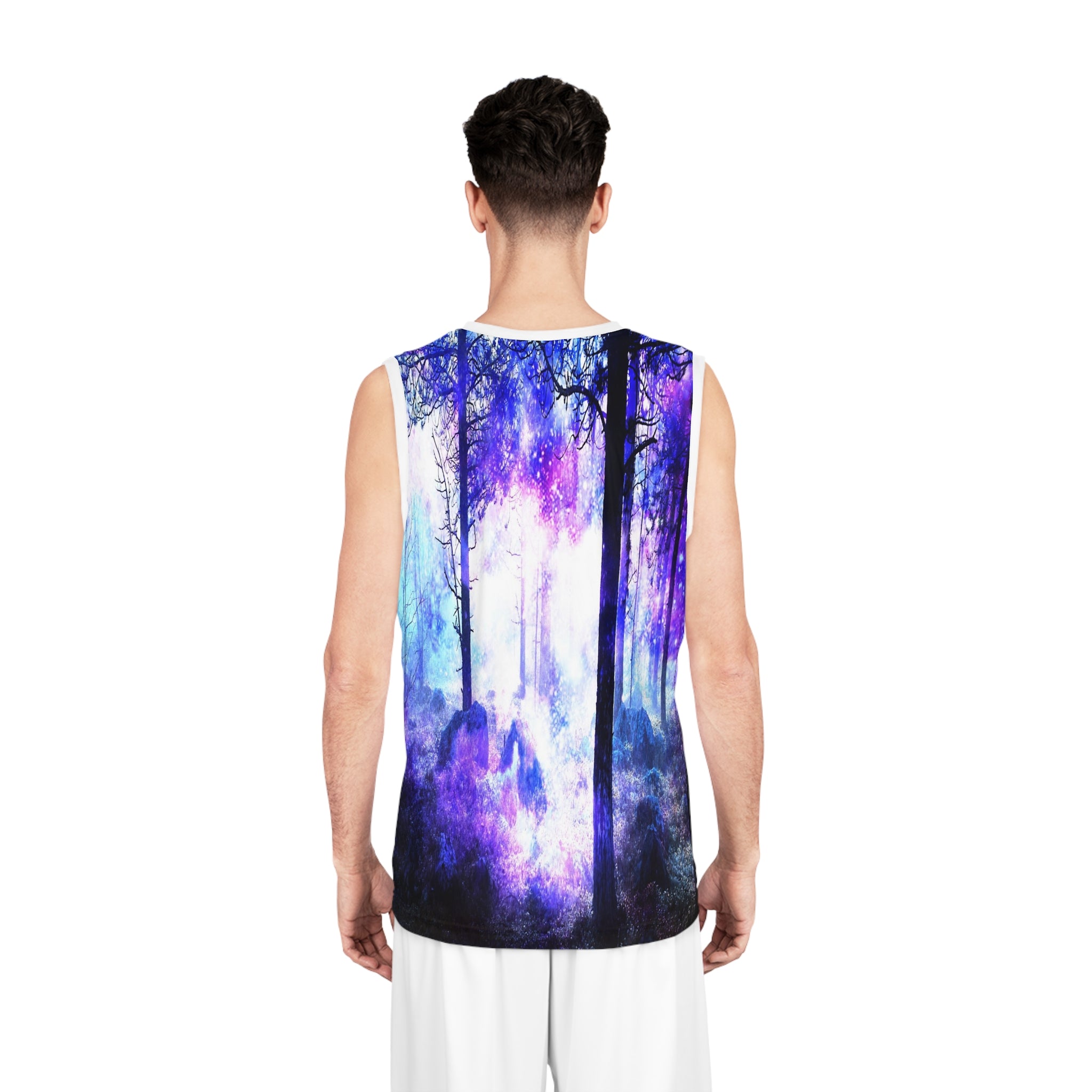 Rainbow Universe Mystic Night Dreams Basketball Jersey