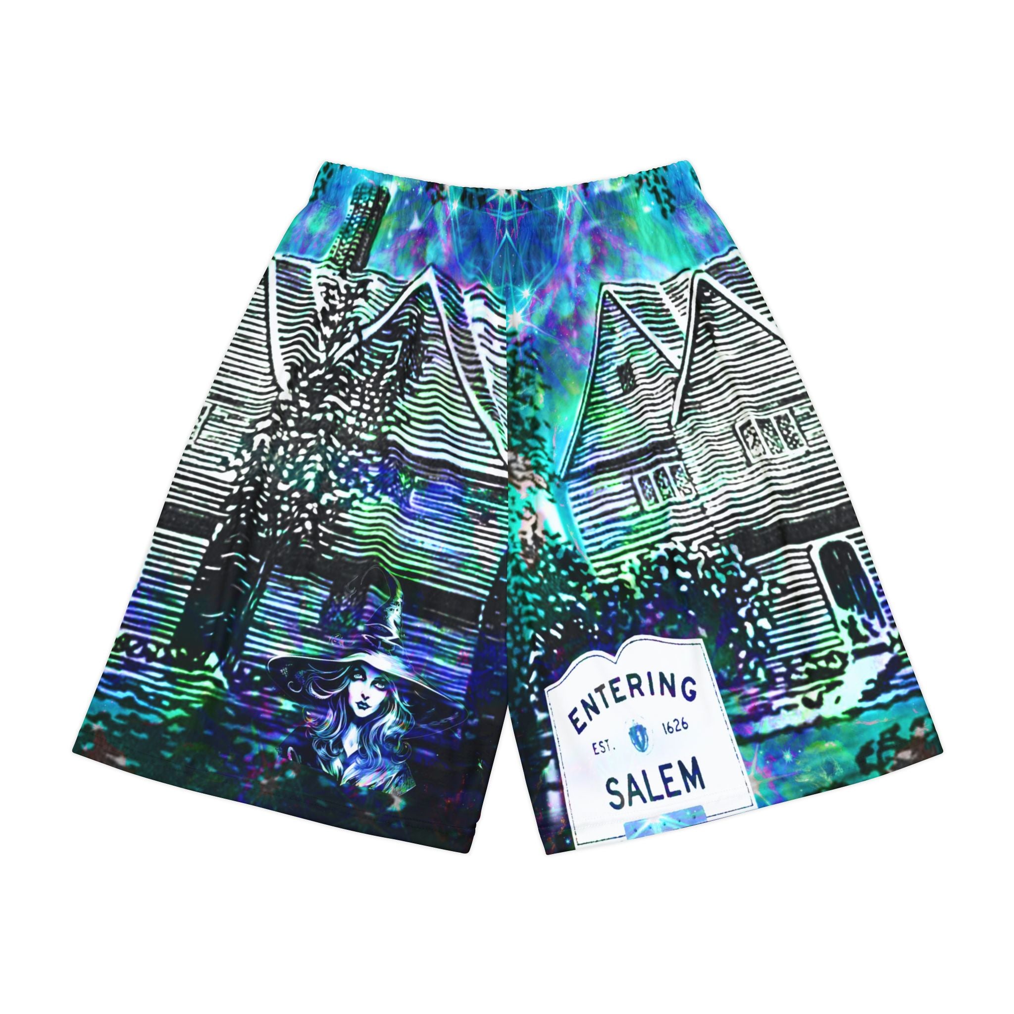 Katerina's Now and Forever Desires Salem Witch Dreams Men’s Sports Shorts