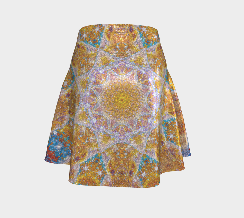 Spirited Marie all the White Horses Desires Flare Skirt