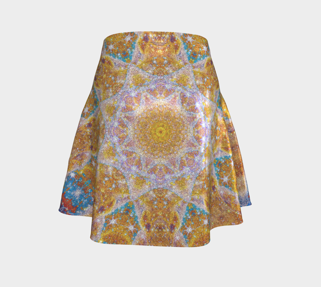 Spirited Marie all the White Horses Desires Flare Skirt