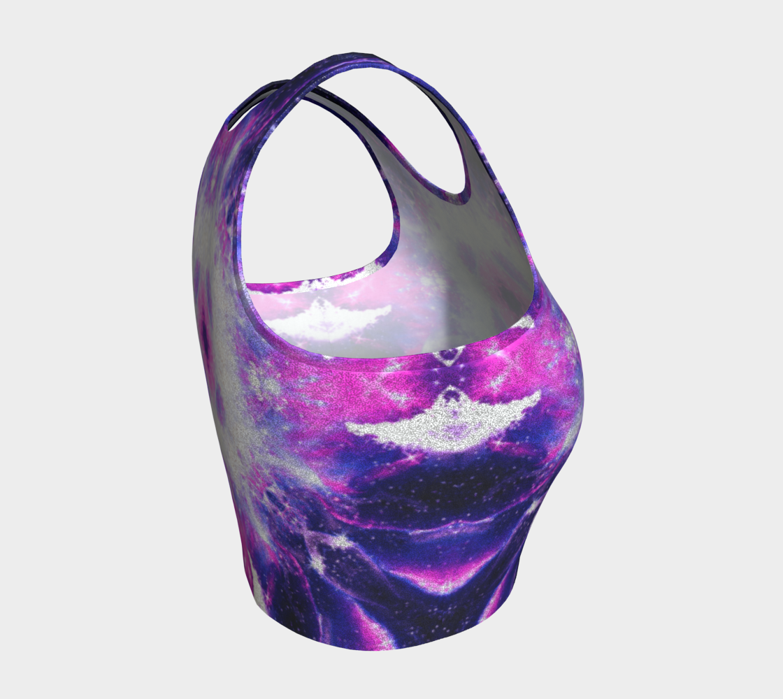 Katerina's Twin Flame Love Desires Athletic Crop Top