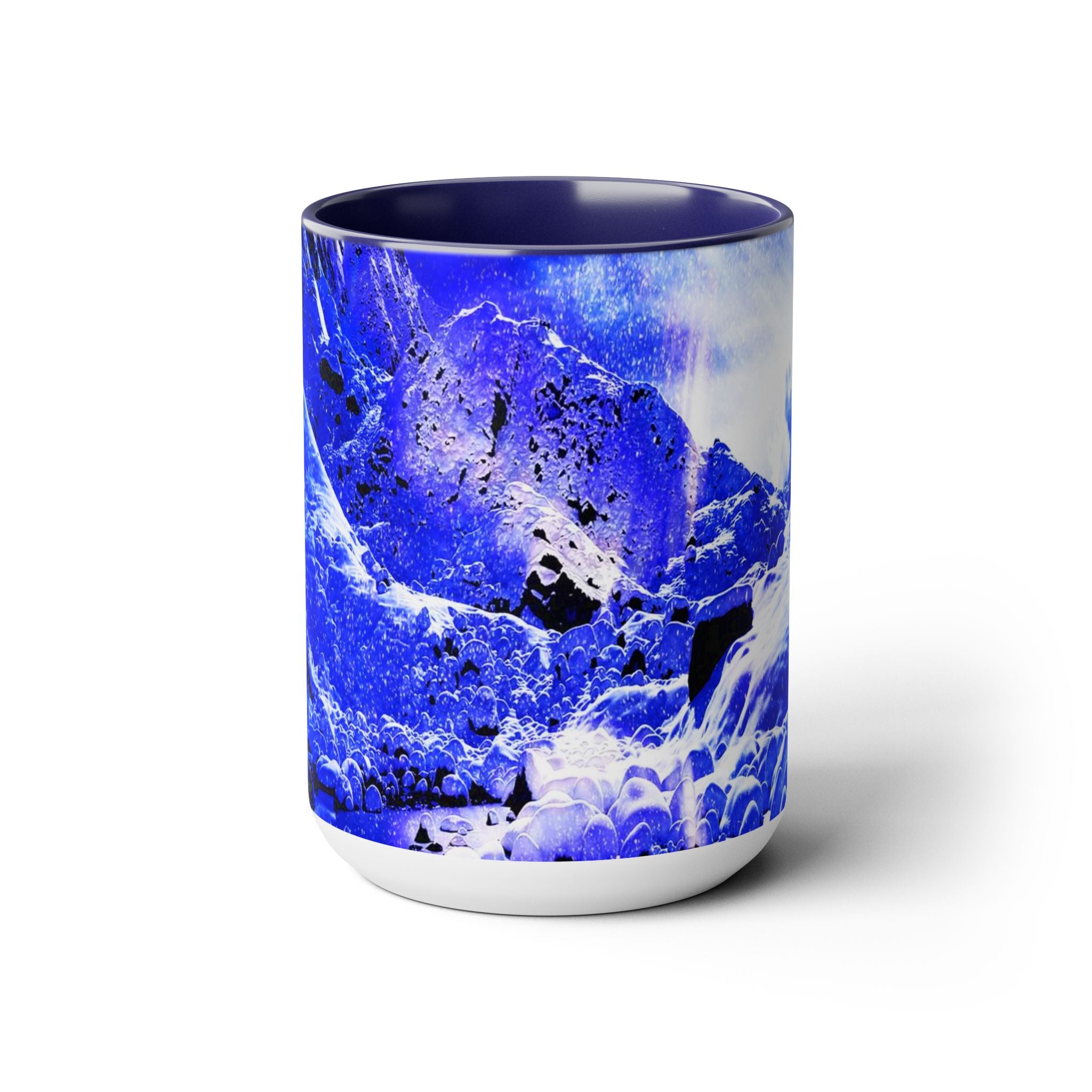 Yule Night Dreams Two-Tone Coffee Mugs, 15oz
