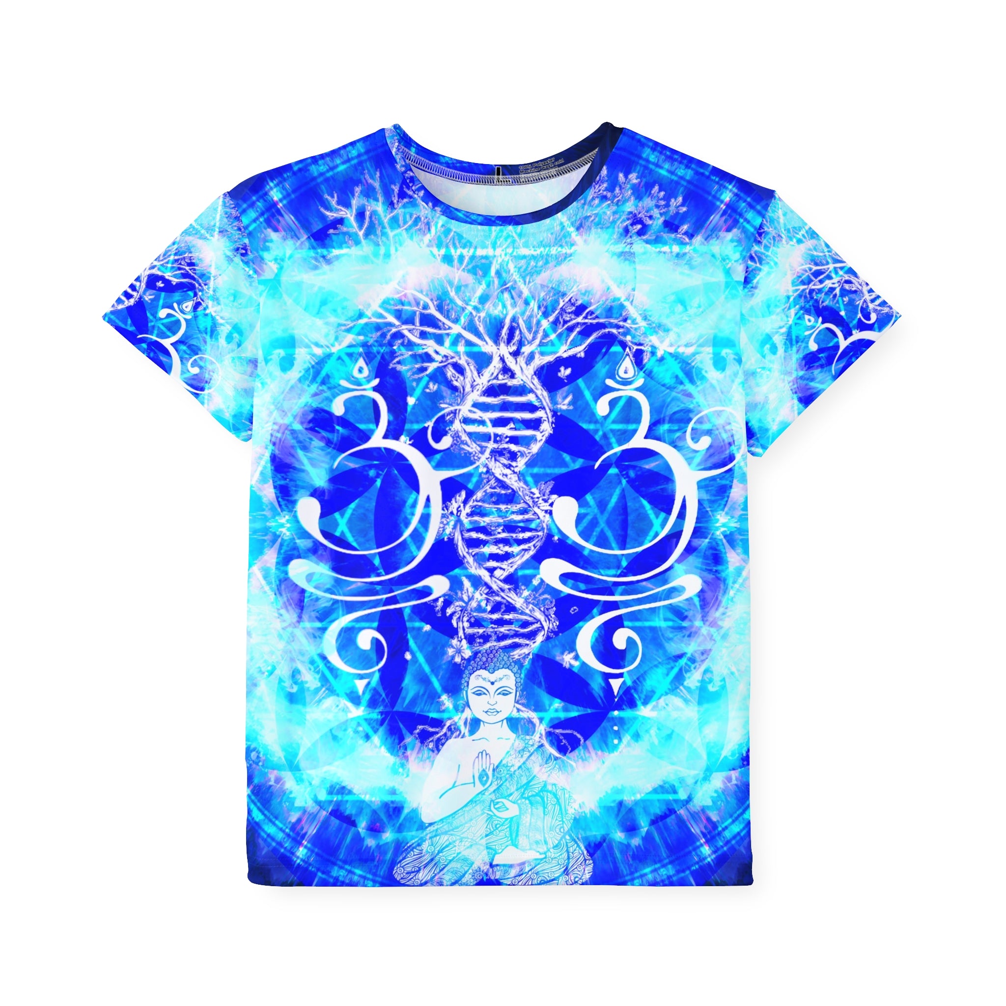 Amen Jin's Blue Sun Buddha Meditations Kids Sports Jersey