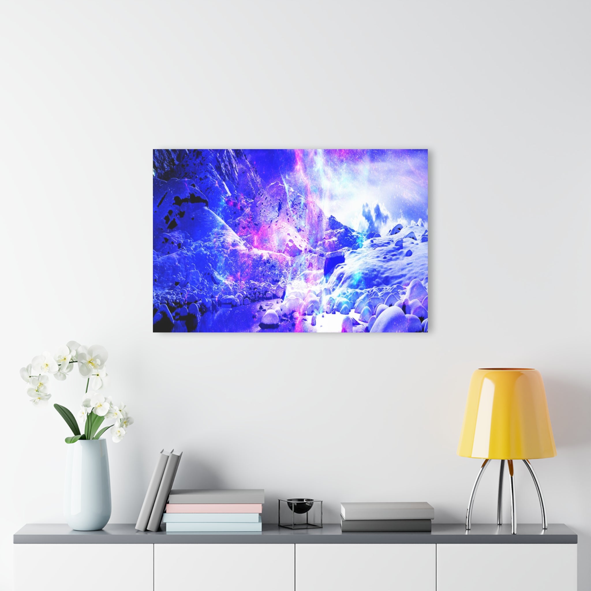 Amethyst Yule Night Dreams Acrylic Prints (French Cleat Hanging)