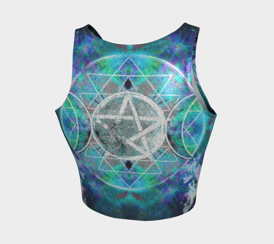 Katerina's Now and Forever Triple Goddess Meditations Athletic Crop Top