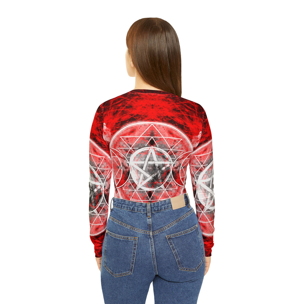 Katerina's Waiting for Hello Triple Goddess Meditations Women's V-neck Shirt