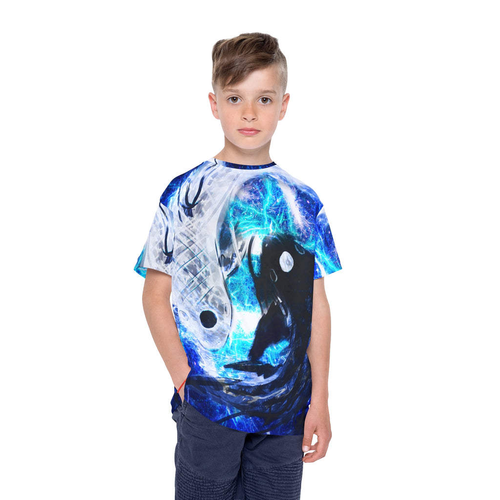 Katerina's Electric Dragon Fire Desires Koi Dreams Kids Sports Jersey