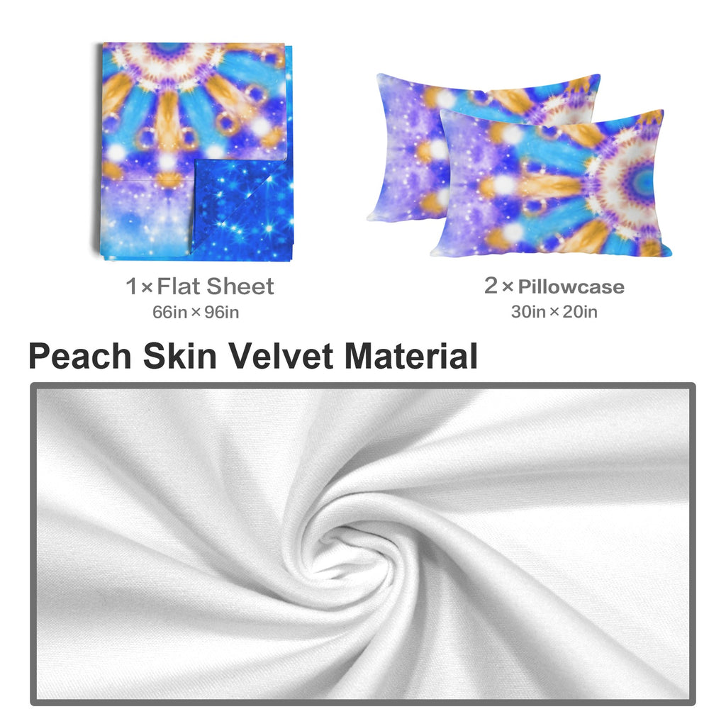 Katerina's Howl's Tomorrow Girl Desires 3-Piece Bedding Set (Bed Sheet + Pillowcases)  | Ships from USA