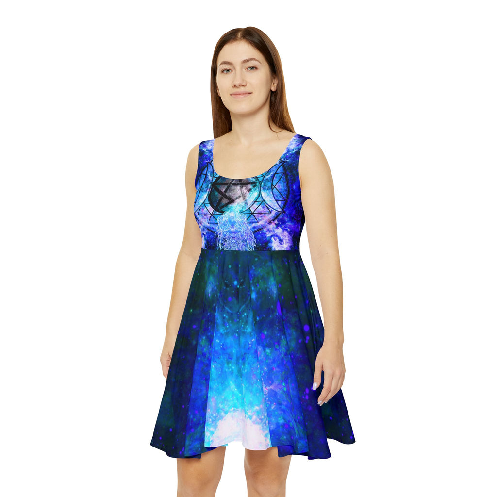 Amen Jin's Memories of Yesterday Magical Awakening Meditations Skater Dress