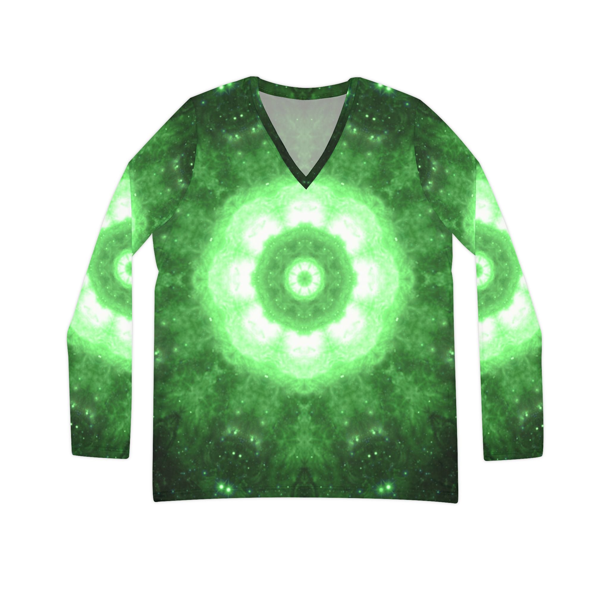 Anahata Desires Long Sleeve V-neck Shirt