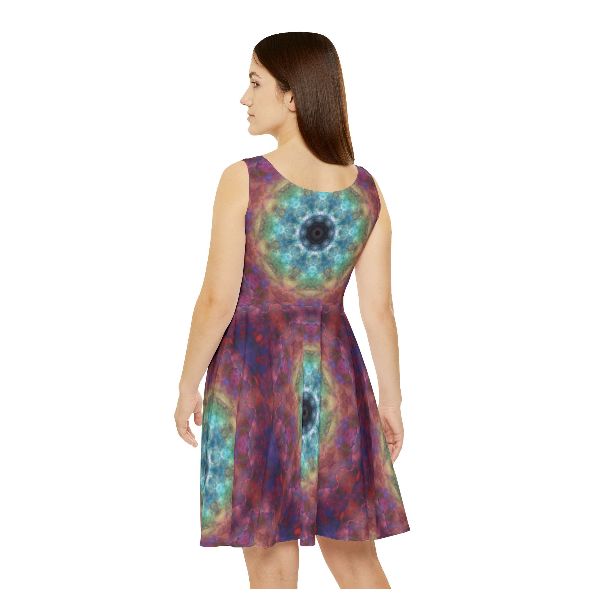 Spirited Marie Towards the Sun Desires Women's Skater Dress