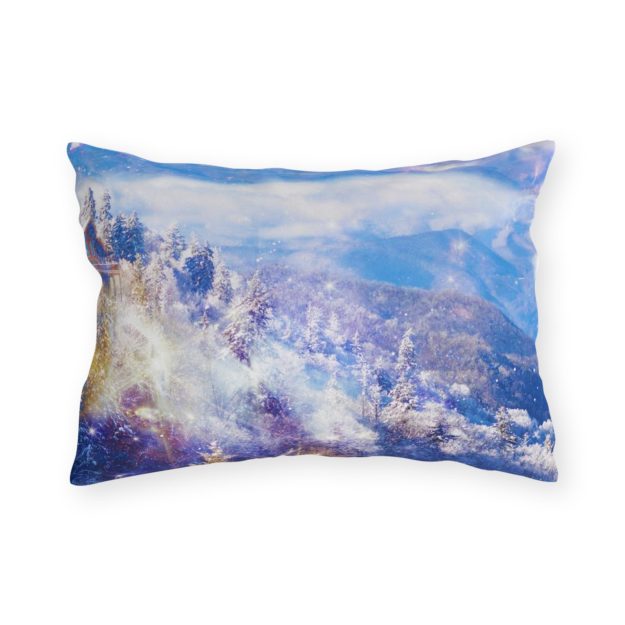 Katerina's Light a Way Smoky Mountain Dreams Outdoor Pillows