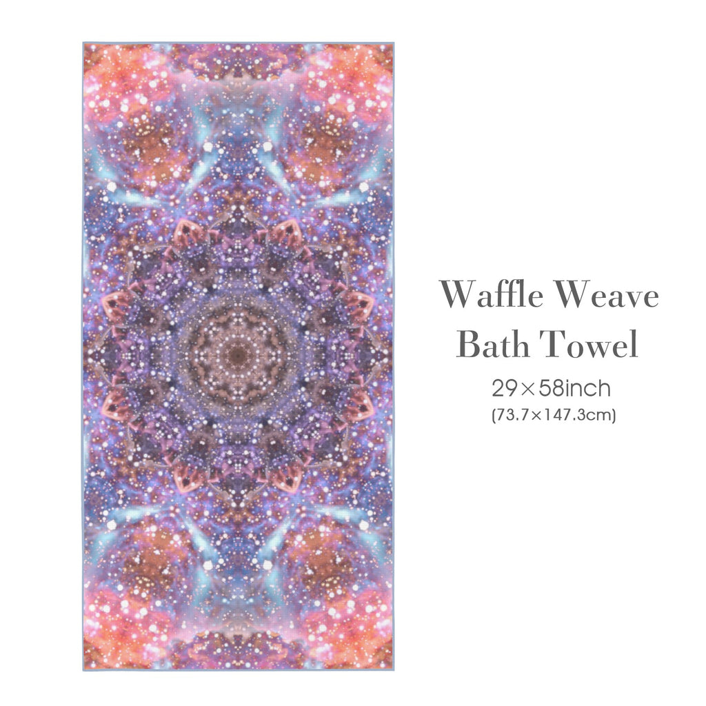 Katerina's Fiesta Desires Waffle Weave Bath Towel 29" x 58" | Ships from USA