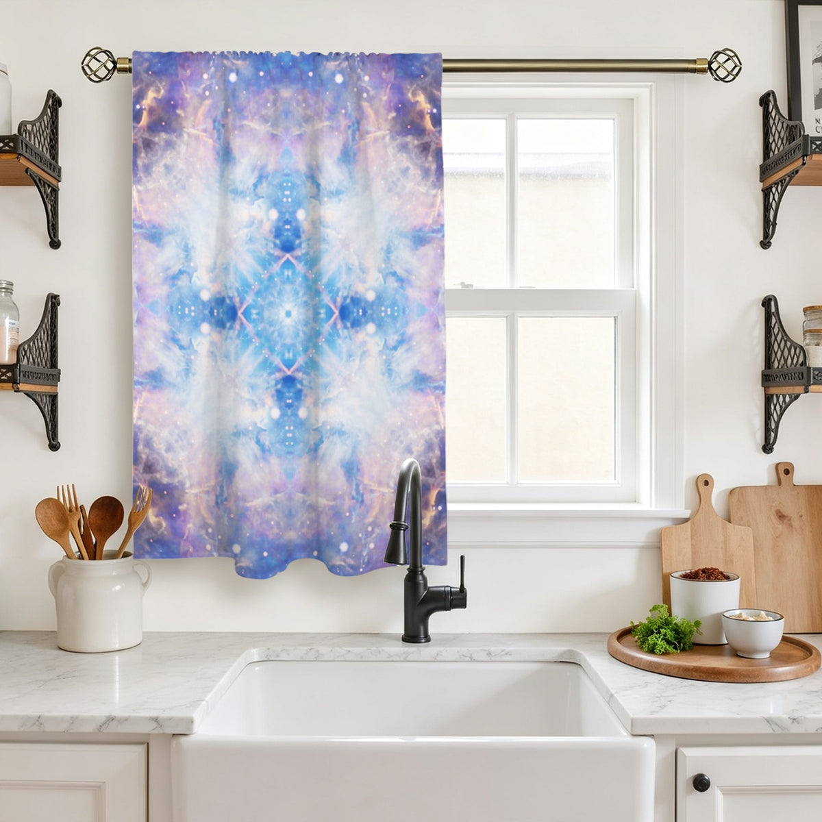 Katerina's Winterborn Desires Window Curtain 27.6" x 39.4" ( 1 Piece ) | Ships from USA