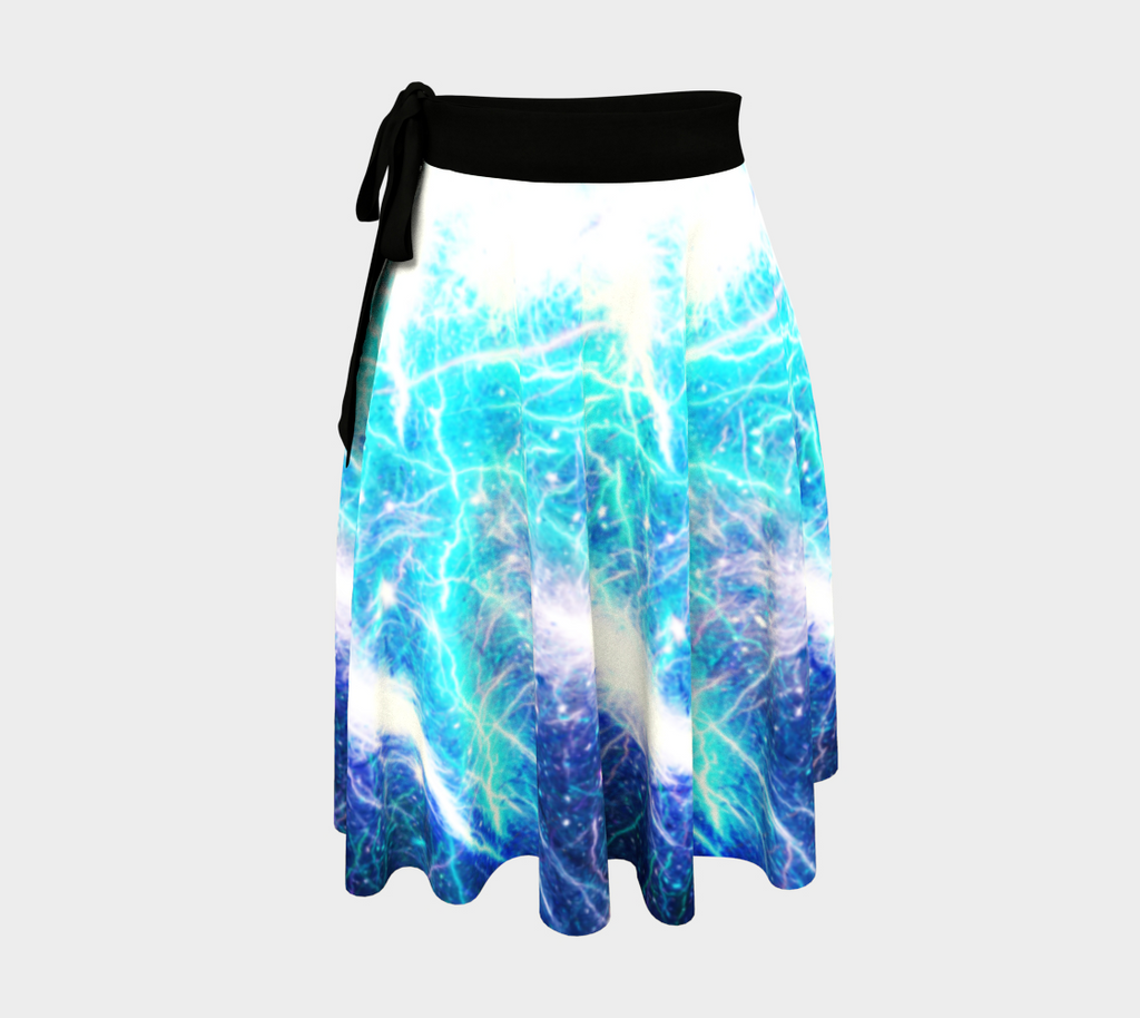 Katerina's Mandala of Electric Dragon Fire Desires Desires Wrap Skirt