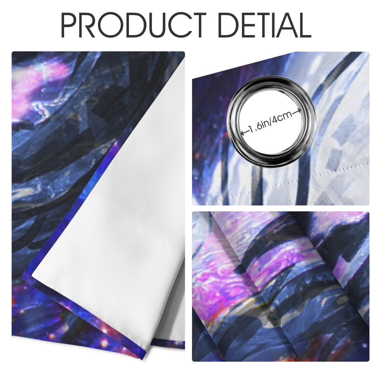 Katerina's Cassandra Koi Desires Grommet Curtain 42" x 63" ( 1 Piece ) | Ships from USA