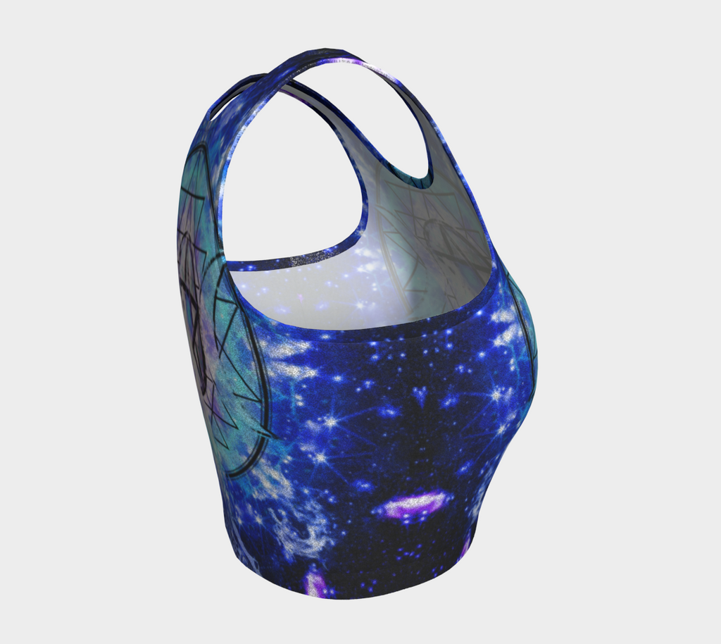 Amen Jin's Katerina's Eros & Psyche Magickal Awakening Meditations Athletic Crop Top