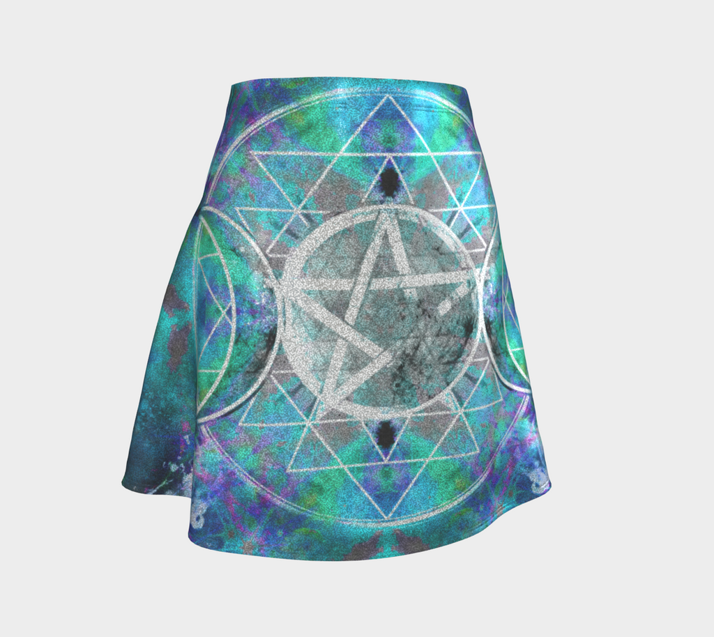 Katerina's Now & Forever Desires Triple Goddess Meditations Flare Skirt