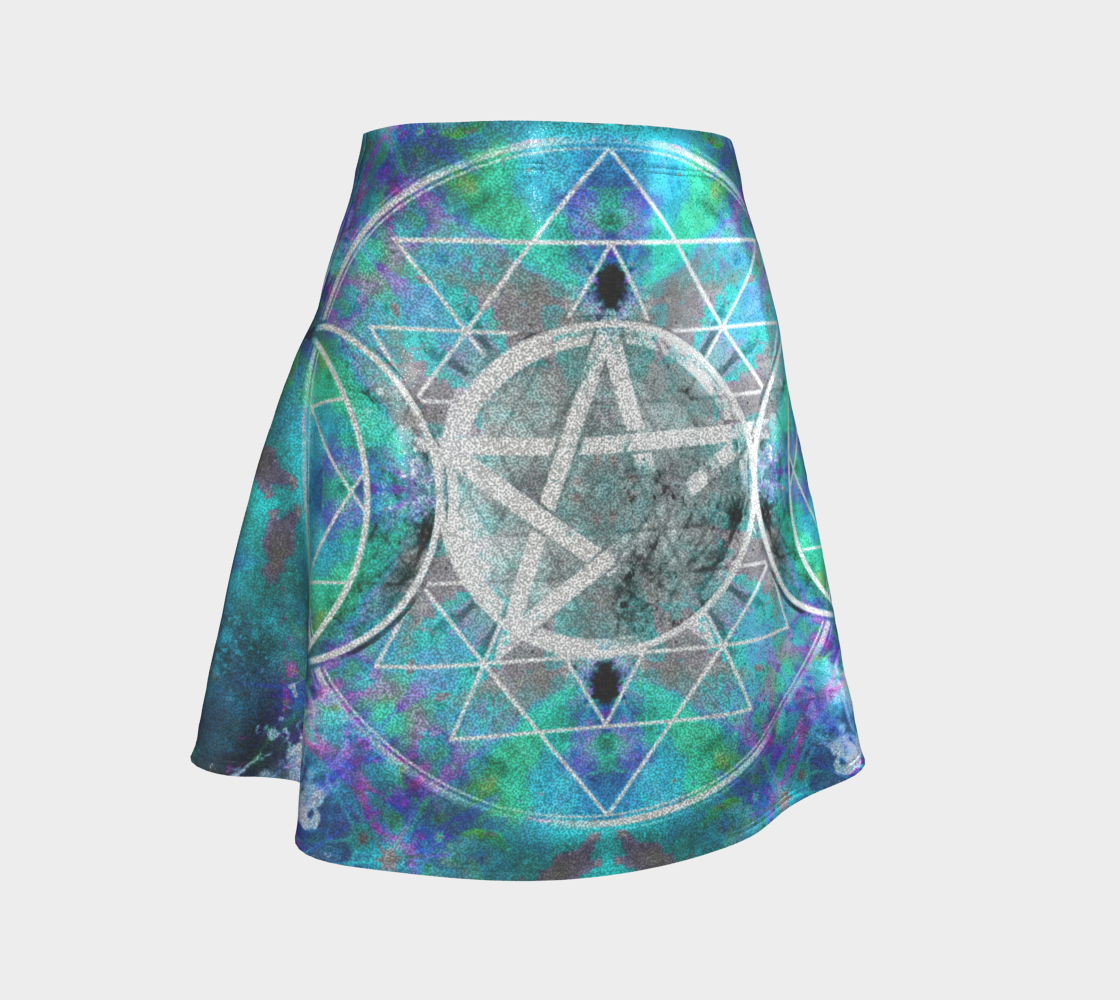 Katerina's Now & Forever Desires Triple Goddess Meditations Flare Skirt