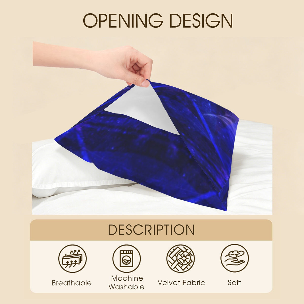 Katerina’s Dragon's Eye Desires Buddha Meditations Pillow Case 36" x 20"  | Ships from USA