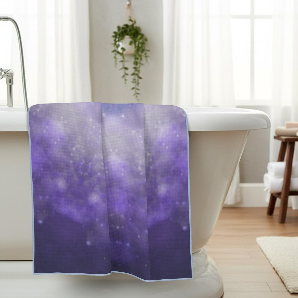 Katerina's We Will Go Home Desires Waffle Weave Bath Towel 29" x 58" | Ships from USA