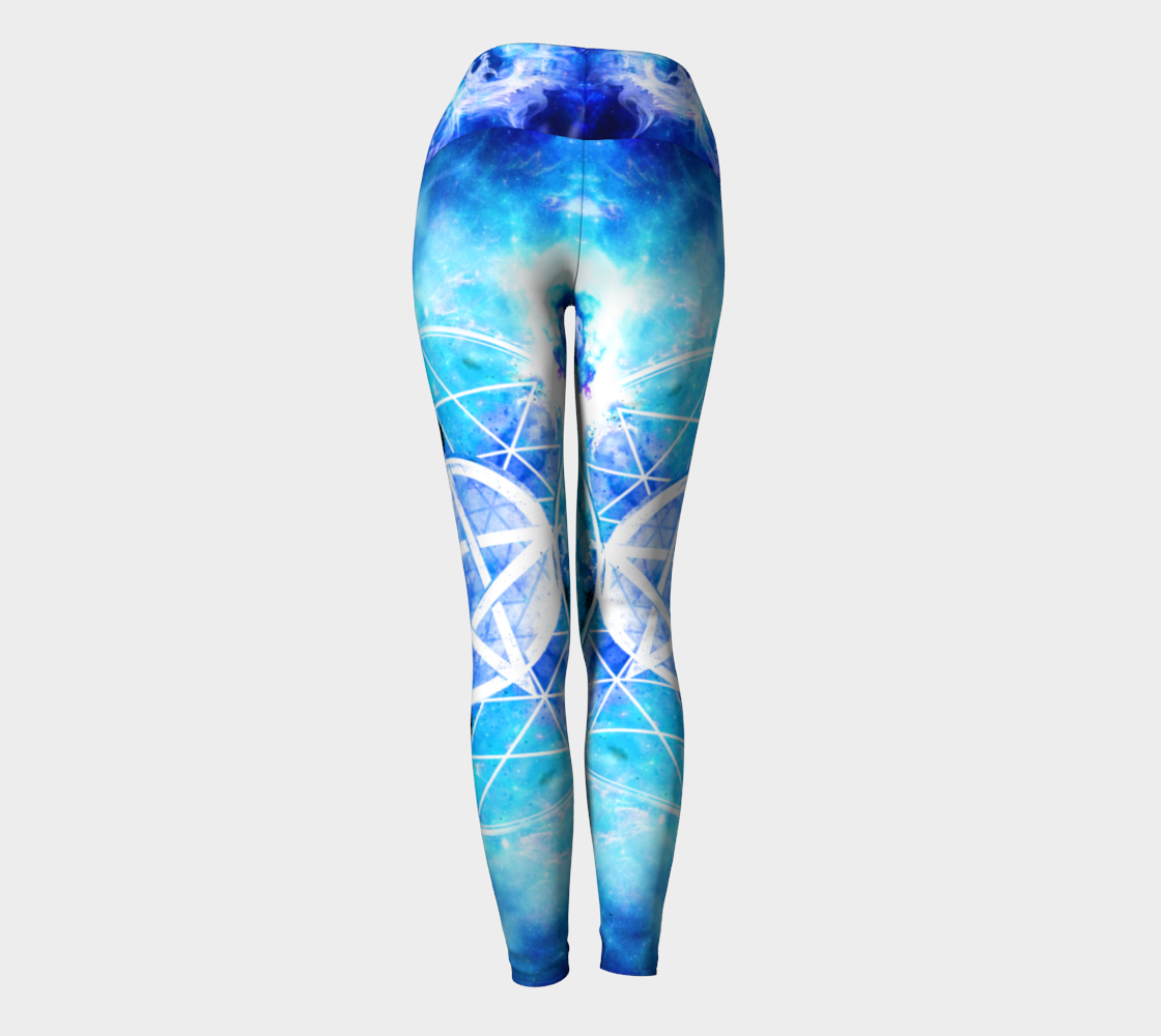 Amen Jin's Mandala of Dragon Fire Desires Triple Goddess Meditations Yoga Leggings