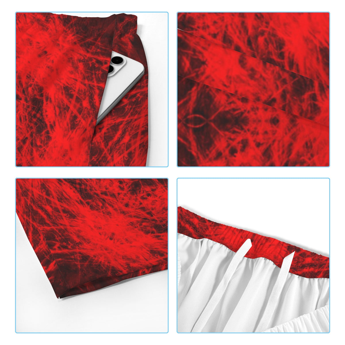 Katerina's Waiting for Hello Desires Men's All Over Print Beach Shorts (Sets 26) | Ships from USA