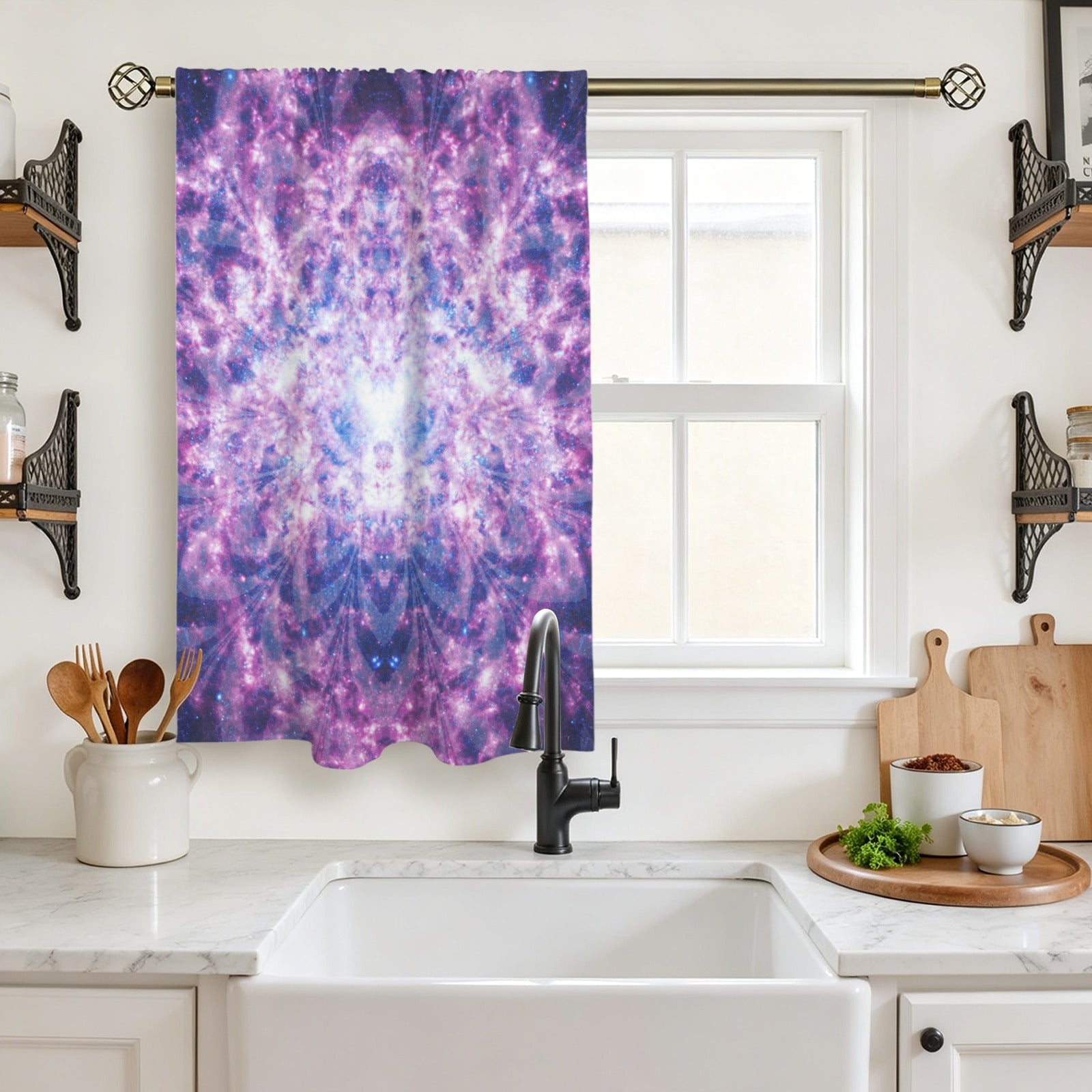 Katerina's Through Time & Space Desires Window Curtain 27.6" x 39.4" ( 1 Piece ) | Ships from USA