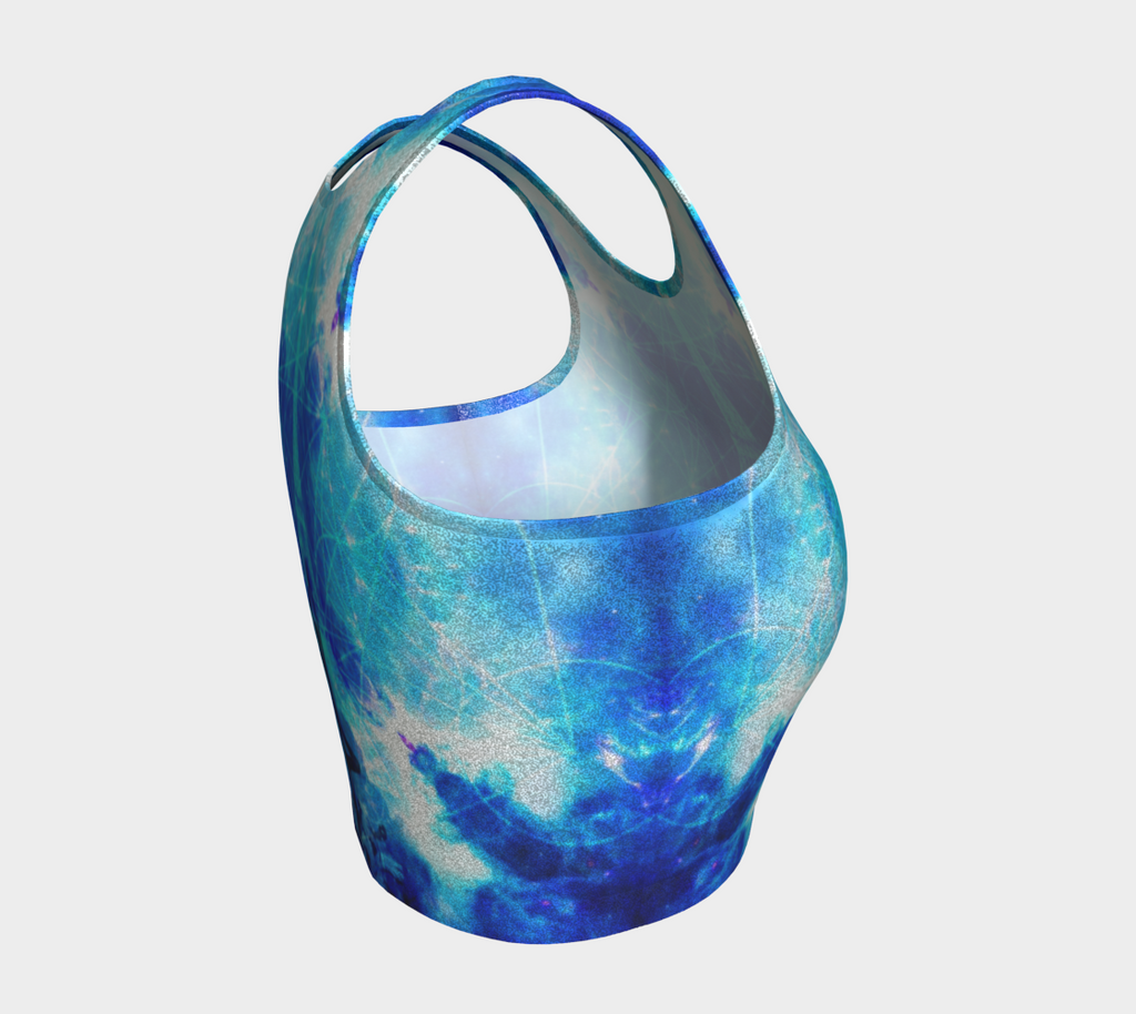 Amen Jin's Mandala of Dragon Fire Parisian Meditations Athletic Crop Top