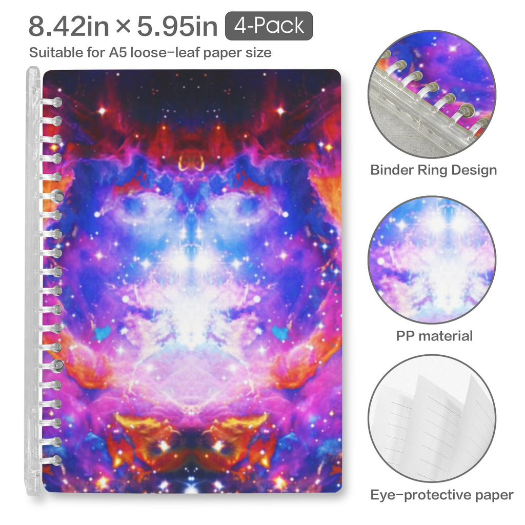 Katerina's Cassandra Desires Loose-Leaf Notebooks ( Cover Print, 4-Pack ) | Ships from USA