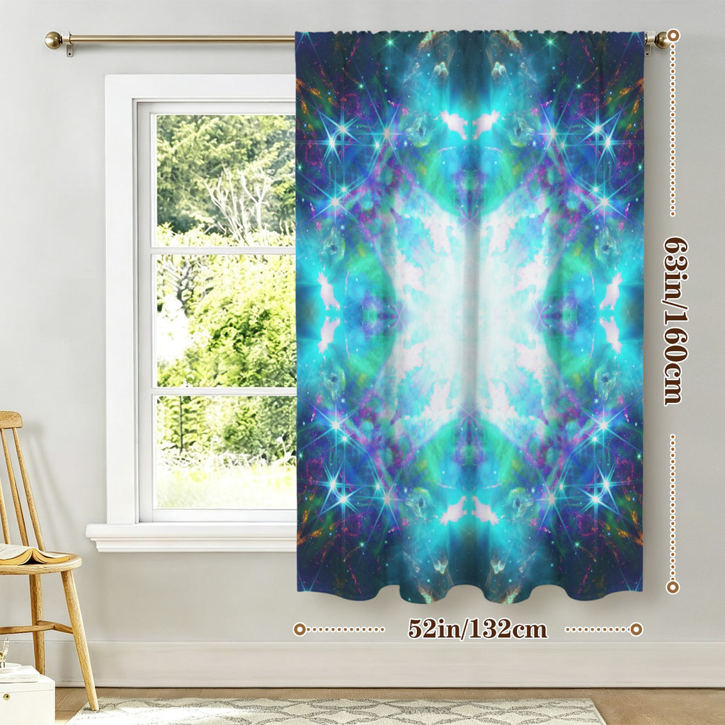 Katerina's Now & Forever Desires Window Curtain 52" x 63" ( 1 Piece ) | Ships from USA