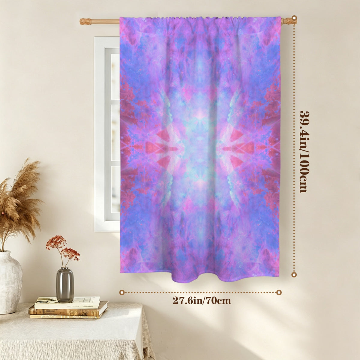 Katerina's Tomorrow Girl Desires Window Curtain 27.6" x 39.4" ( 1 Piece ) | Ships from USA