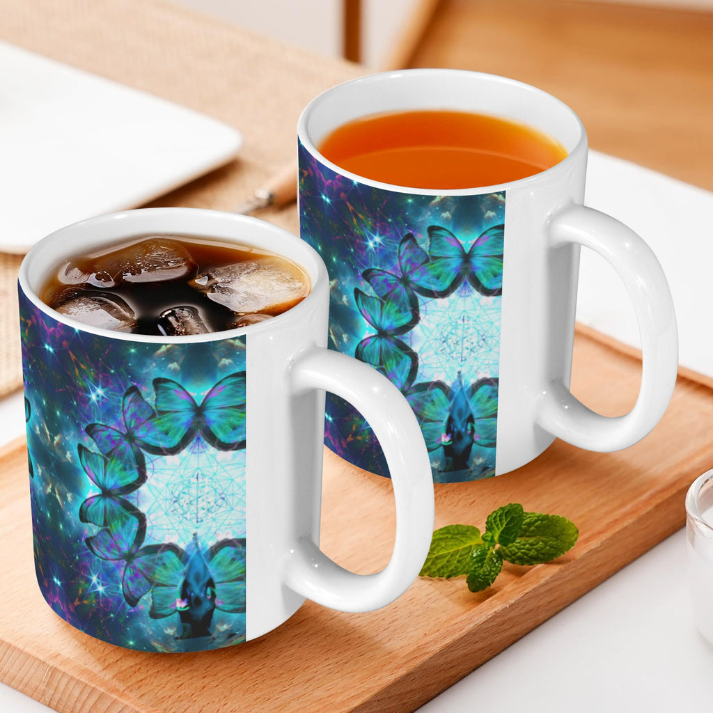 Katerina's Now & Forever Metamorphosis Meditations Custom White Mug(11OZ)(Set of 2) | Ships from USA