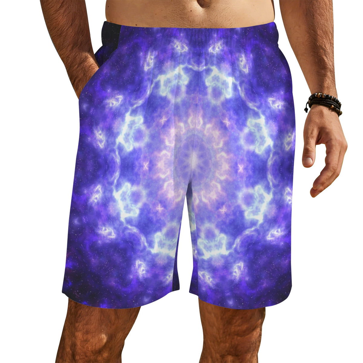 Katerina Vampira Draga Desires Men's All Over Print Beach Shorts (Sets 26) | Ships from USA