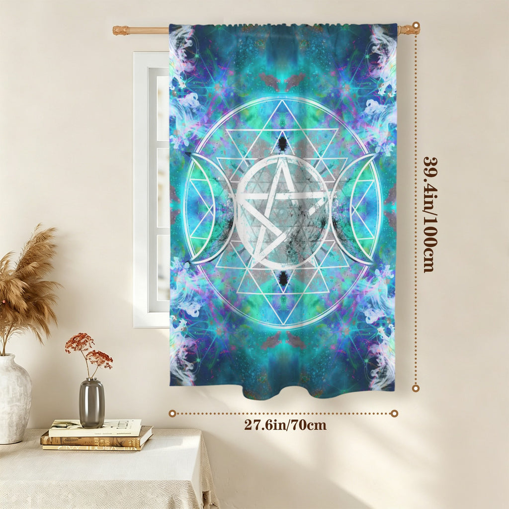 Katerina's Now & Forever Triple Goddess Meditations Window Curtain 27.6" x 39.4" ( 1 Piece ) | Ships from USA