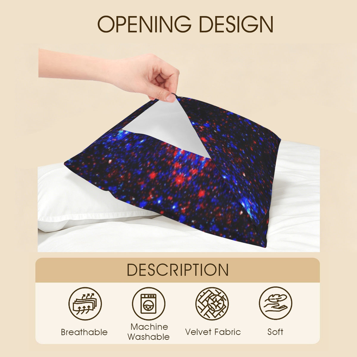 Katerina's Founder's Desires Pillow Case 36" x 20"  | Ships from USA
