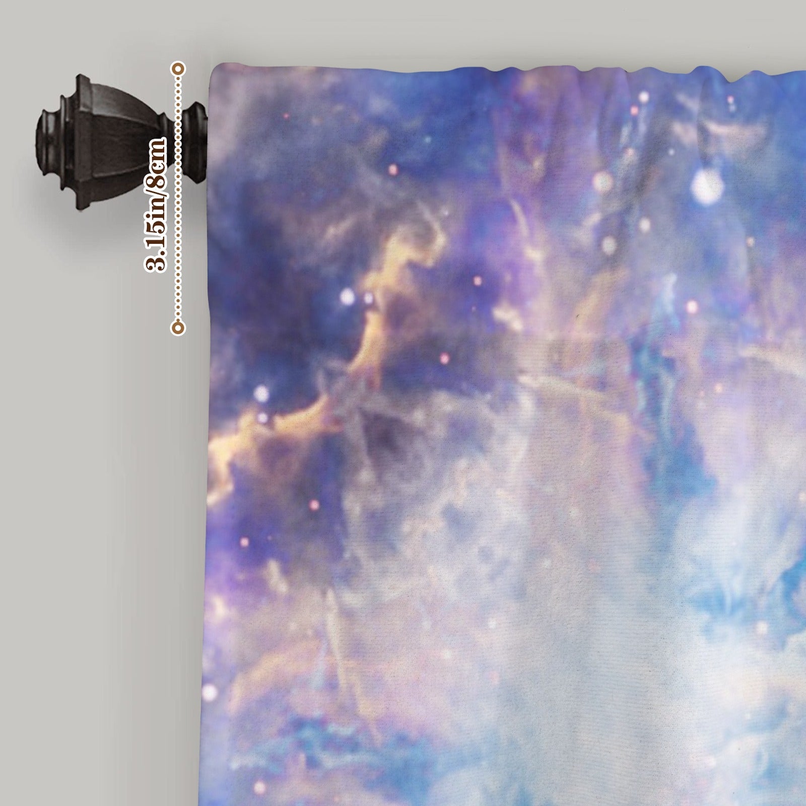 Katerina's Winterborn Desires Window Curtain 52" x 63" ( 1 Piece ) | Ships from USA
