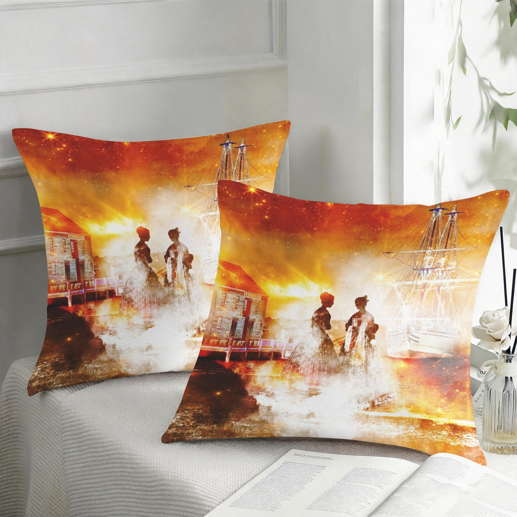 Samhain Eve Salem Dreams Custom Pillow Cases 18" x 18" (2-Pack) | Ships from USA