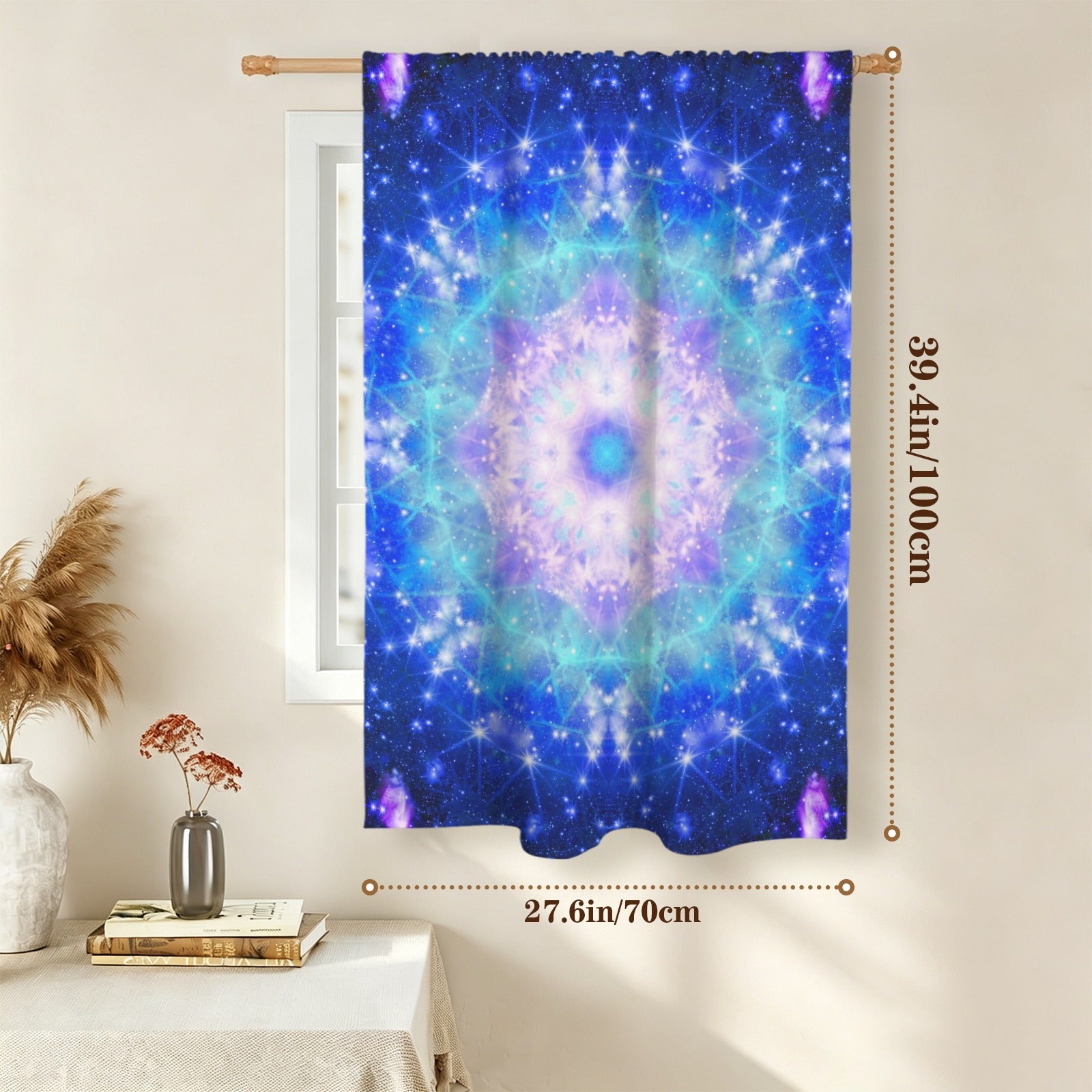 Amen's Katerina's Eros & Psyche Desires Window Curtain 27.6" x 39.4" ( 1 Piece ) | Ships from USA